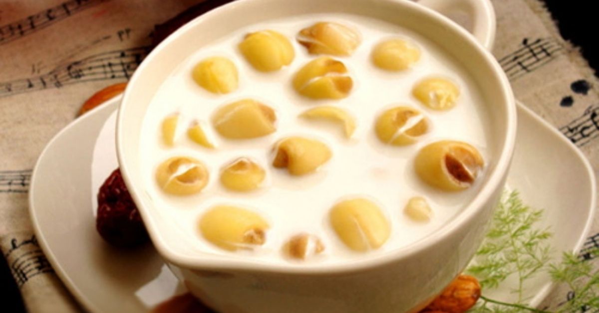 Xuống bếp để cùng lên món chè hạt sen hạnh nhân giải nhiệt thôi Xuống bếp để cùng lên món chè hạt sen hạnh nhân giải nhiệt thôi