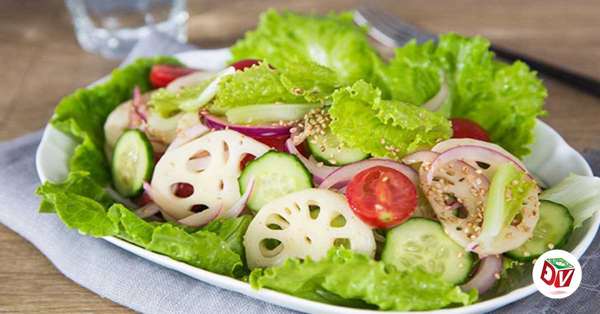 Bí kíp đưa cơm cho cả nhà với món Salad củ sen thanh mát