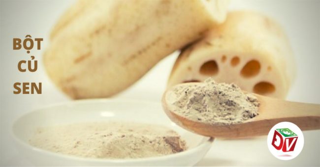 Công dụng, cách làm và cách sử dụng bột củ sen