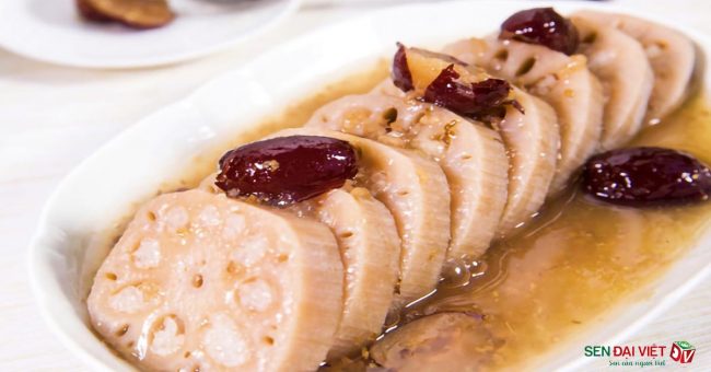 Củ sen nhồi gạo nếp lạ miệng mà vô cùng hấp dẫn, thơm ngon