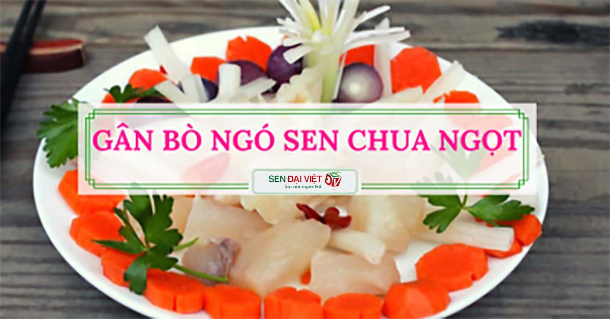 Một số biến thể khác của món ăn gỏi bò ngó sen là gì?
