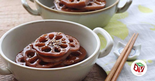 Hướng dẫn công thức làm món củ sen kho chay đậm đà Hướng dẫn công thức làm món củ sen kho chay đậm đà