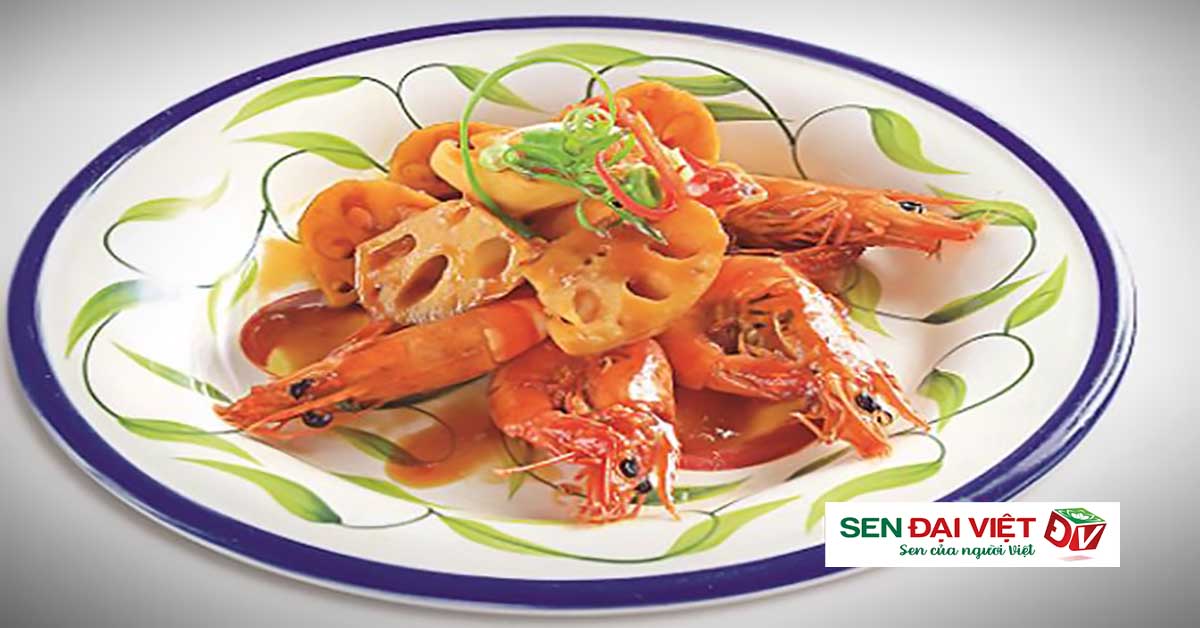 Hướng dẫn cách làm món tôm rang củ sen cho mẹ và bé Hướng dẫn cách làm món tôm rang củ sen cho mẹ và bé