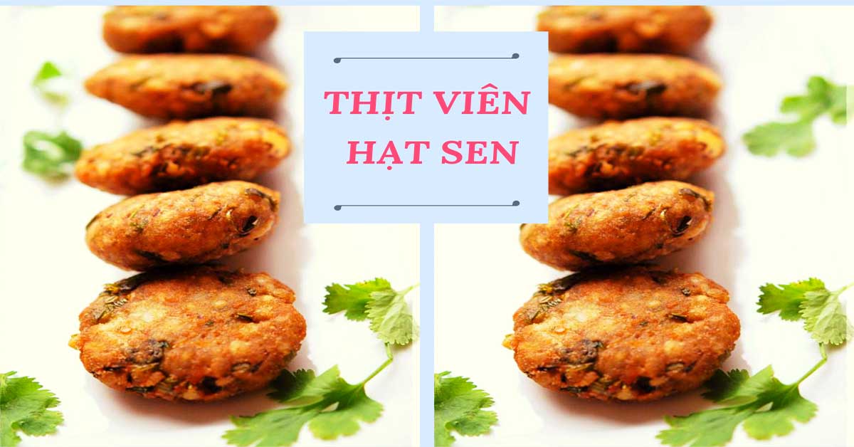 Thịt viên hạt sen nóng hổi vừa thổi vừa ăn cho bé nhà mình Thịt viên hạt sen nóng hổi vừa thổi vừa ăn cho bé nhà mình