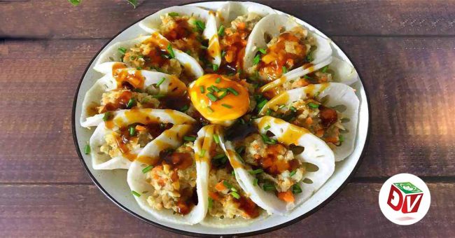 Thử tài xuống bếp với món củ sen hấp thịt vô cùng hấp dẫn