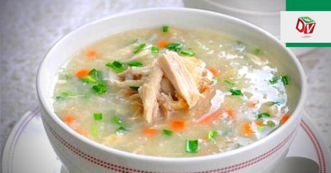 chao-ga-hat-sen Cháo gà hạt sen