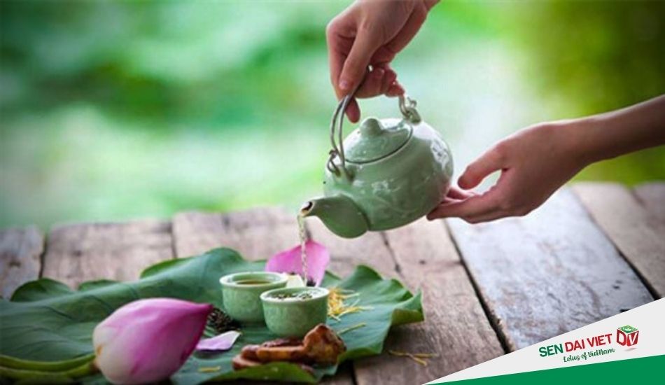Công dụng trà hoa sen