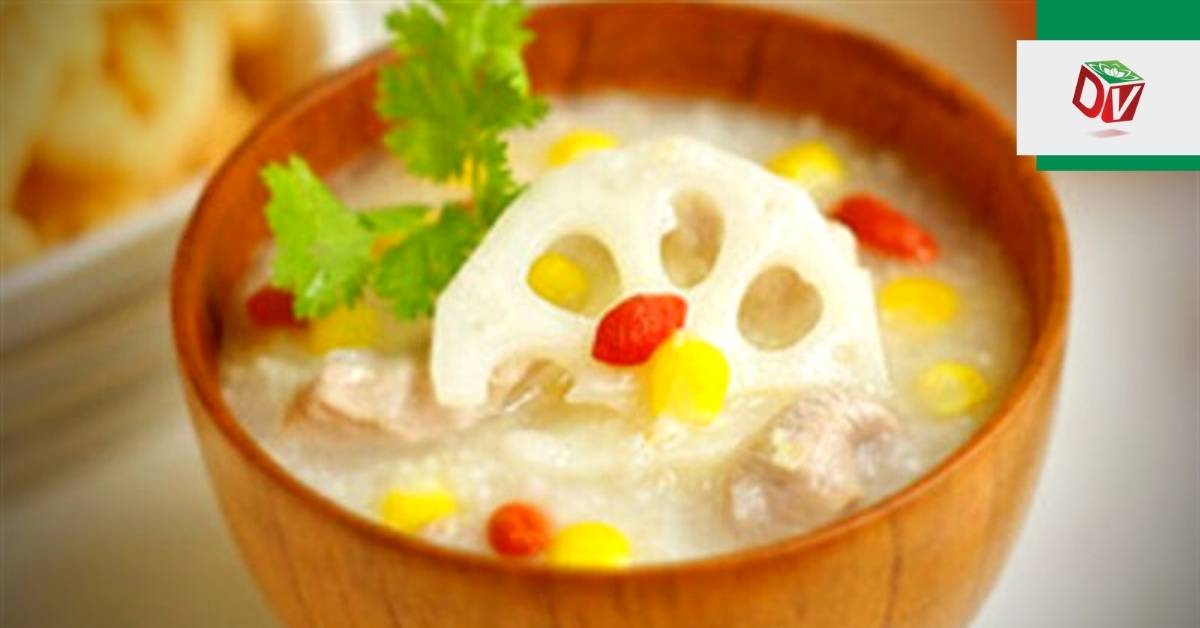 Cháo củ sen