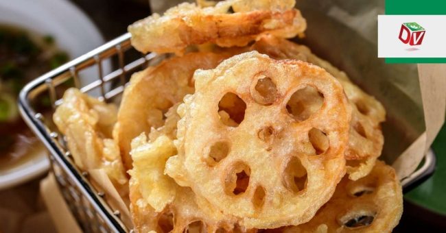 cu-sen-chien-gion Củ sen chiên giòn