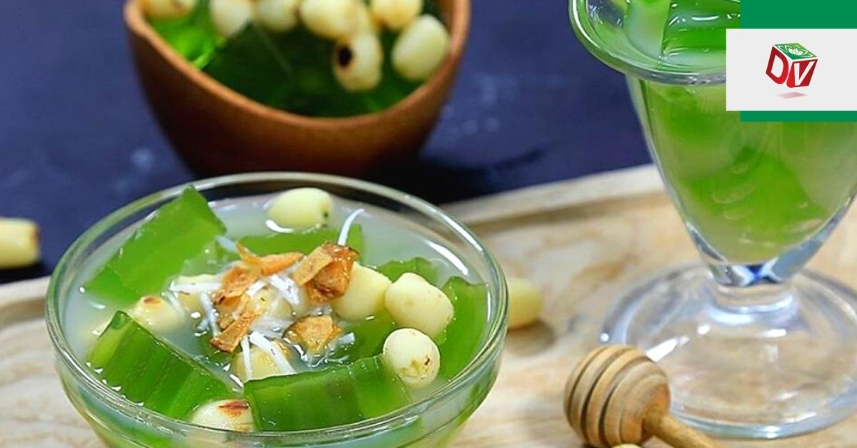 Chè hạt sen rau câu