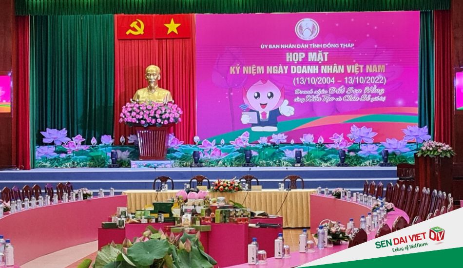 UBND tỉnh Đồng Tháp Họp mặt ngày Doanh nhân Việt Nam