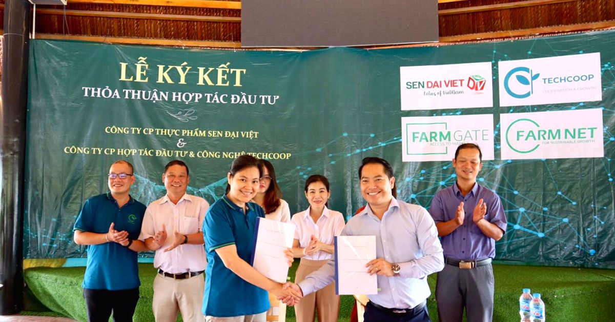 Sen Đại Việt ký thỏa thuận hợp tác đầu tư TechCoop