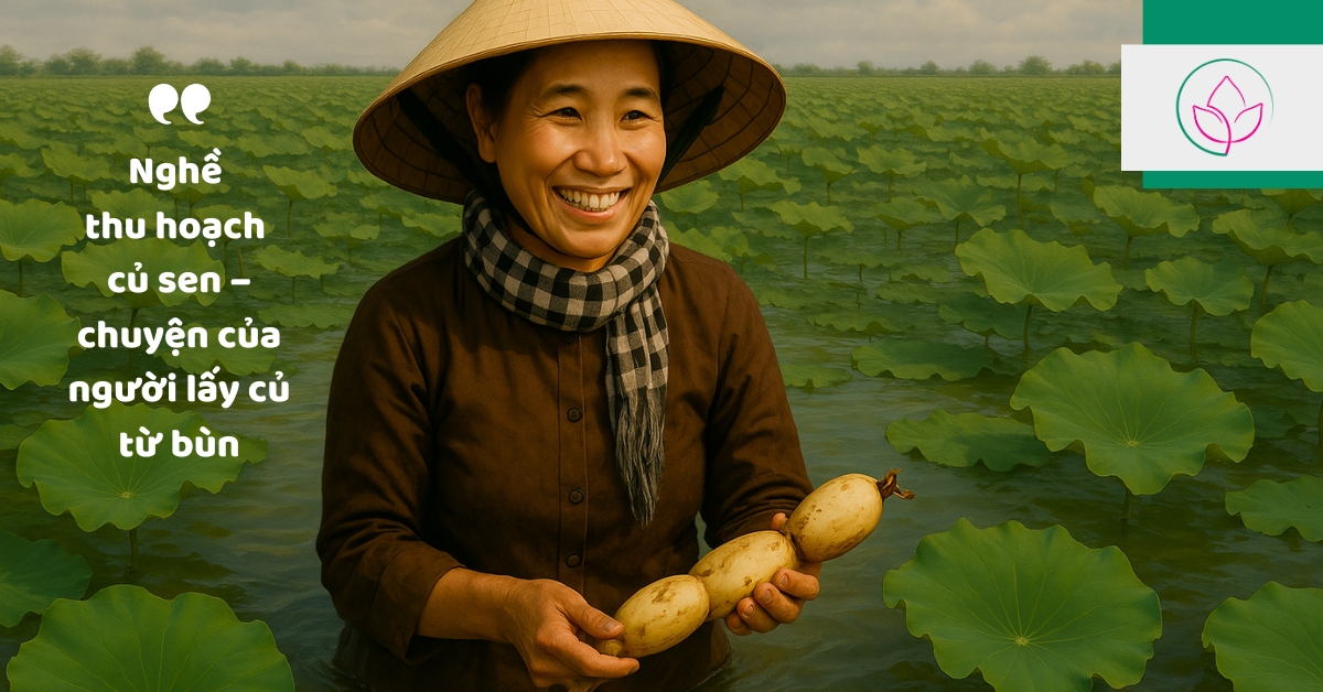 nghe-thu-hoach-cu-sen-chuyen-cua-nguoi-lay-cu-tu-bun Nghề thu hoạch củ sen - Chuyện lấy củ từ bùn