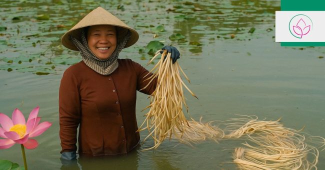 nghe-thu-hoach-ngo-sen Nghề thu hoạch ngó sen