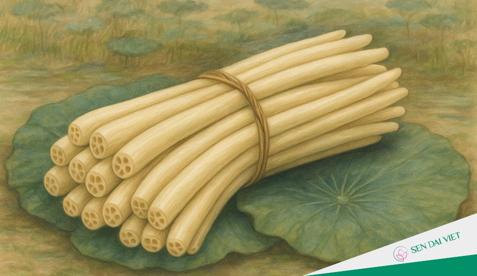 Ngó sen – vị ngọt quê hương