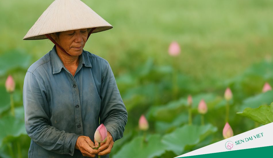 Người trồng sen mong gì